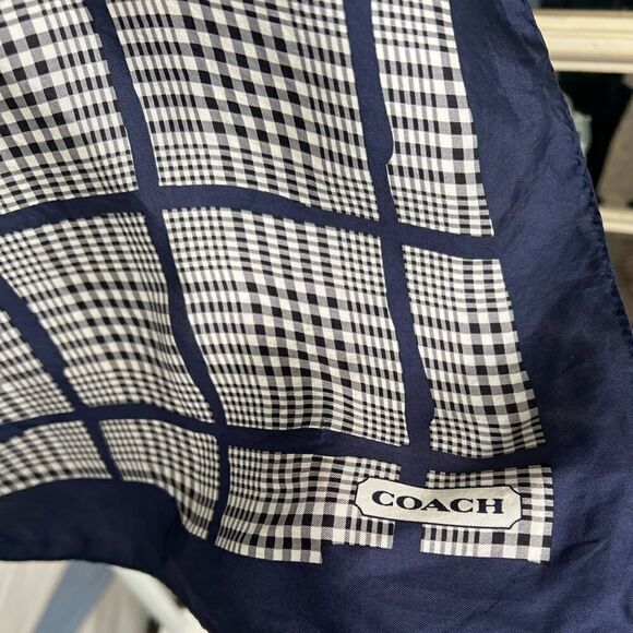 Coach scarf plaid print - Picture 4 of 5